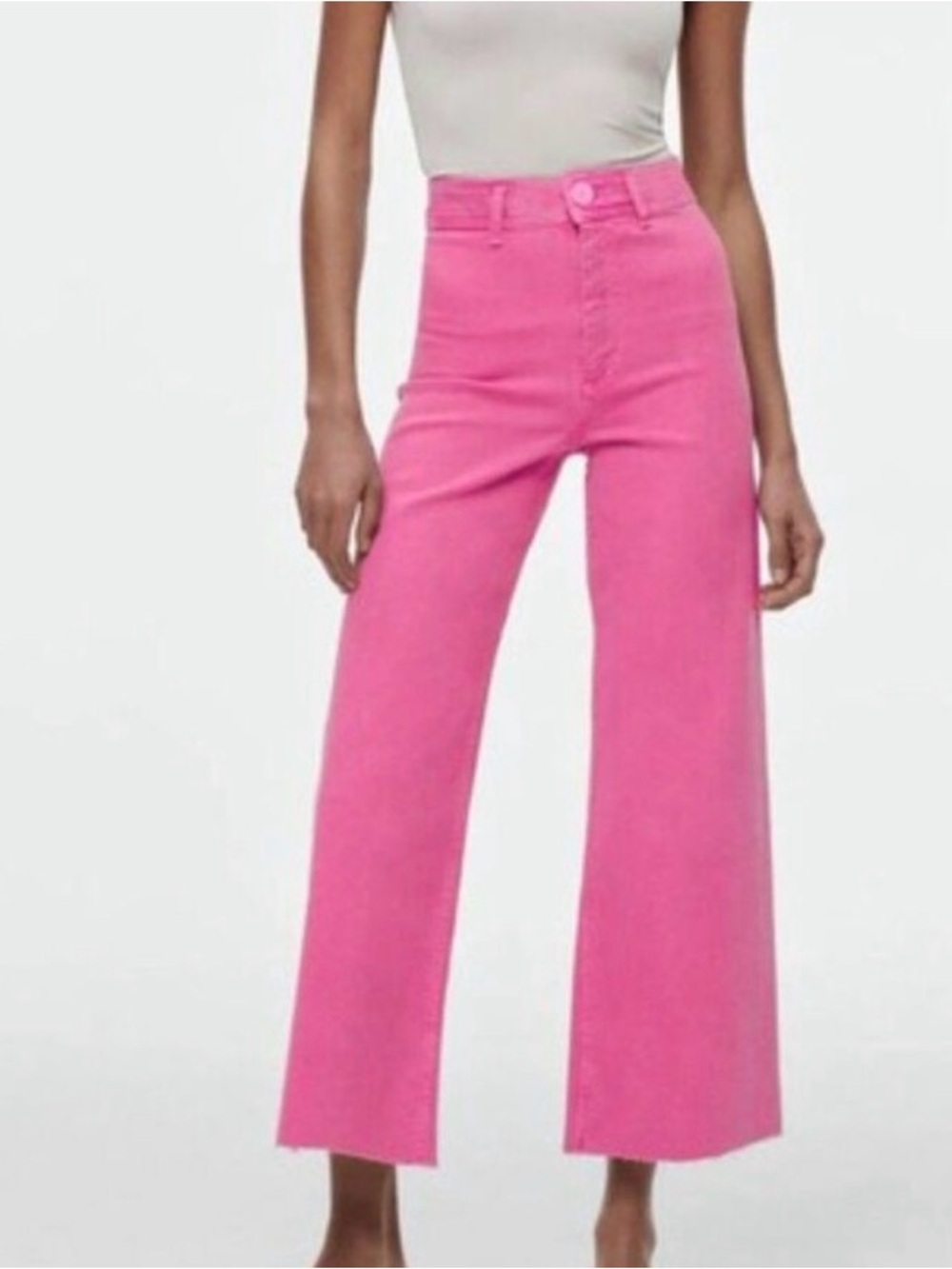 Zara high-rise wide-leg jeans - 6